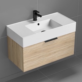 Bathroom Vanity Wall Mounted Bathroom Vanity, Modern, 32